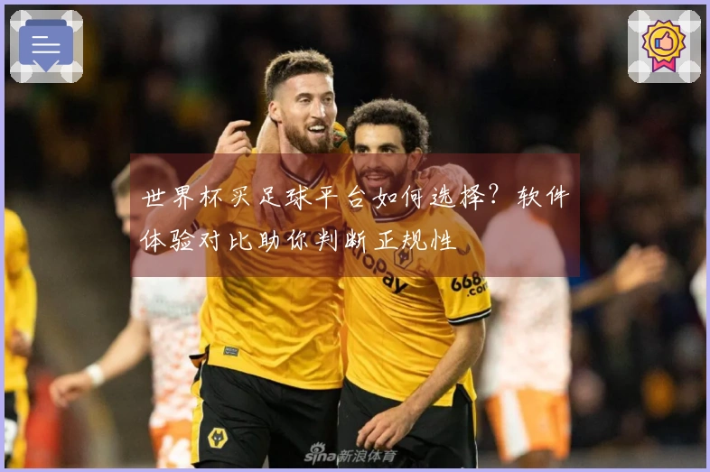 世界杯买足球平台如何选择？软件体验对比助你判断正规性